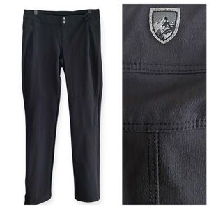 KUHL Black Traverse Soft Shell Straight Leg Trail Hiking Pants 8